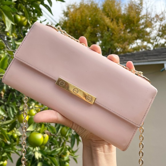 Cartier Handbags - Cartier Love 18k Gold Plated Wallet on Chain